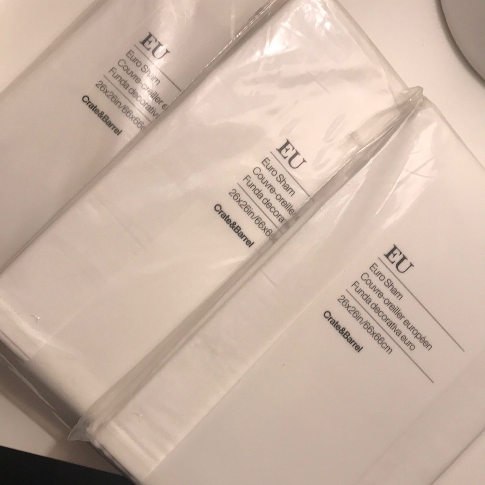 Crate&Barrel Euro Shams